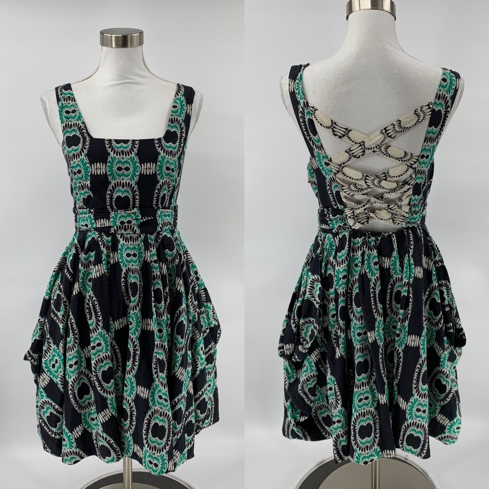 Anthropologie Leifsdottir Dress Draped Pockets